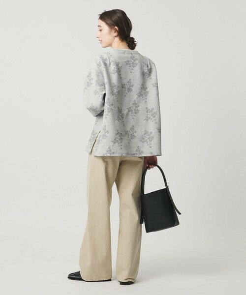 UNITED ARROWS / ユナイテッドアローズ スウェット | フラワー ジャガード スウェット | 詳細11