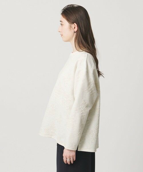 UNITED ARROWS / ユナイテッドアローズ スウェット | フラワー ジャガード スウェット | 詳細24