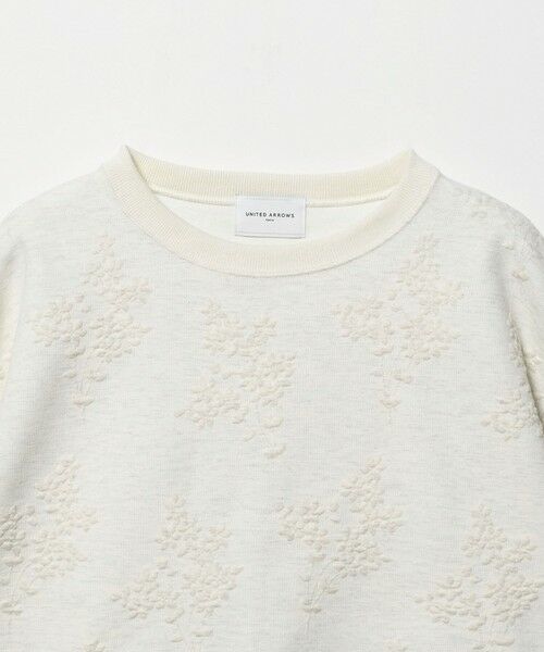 UNITED ARROWS / ユナイテッドアローズ スウェット | フラワー ジャガード スウェット | 詳細28