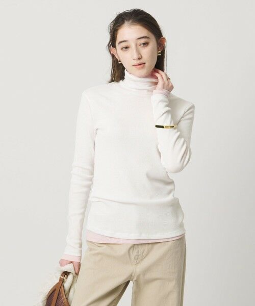 UNITED ARROWS / ユナイテッドアローズ カットソー | コットン テレコ タートル カットソー | 詳細1