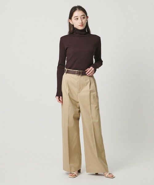 UNITED ARROWS / ユナイテッドアローズ カットソー | コットン テレコ タートル カットソー | 詳細17