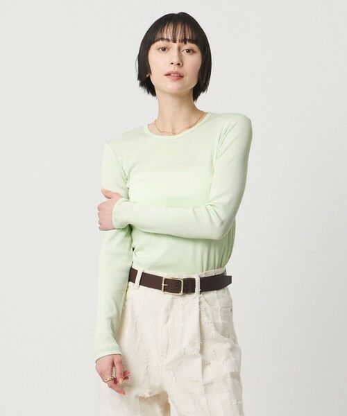 UNITED ARROWS / ユナイテッドアローズ カットソー | コットン テレコ クルーネック カットソー | 詳細24