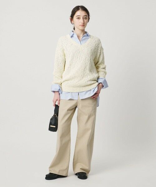 UNITED ARROWS / ユナイテッドアローズ ニット・セーター | カラーミックス Vネックニット | 詳細2