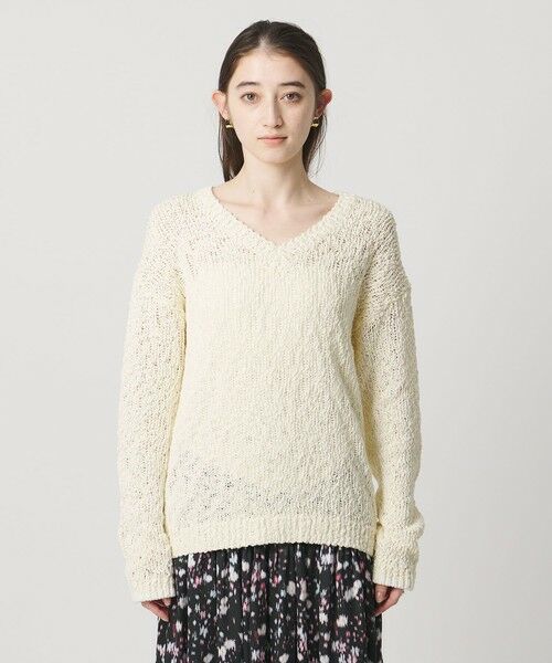 UNITED ARROWS / ユナイテッドアローズ ニット・セーター | カラーミックス Vネックニット | 詳細4