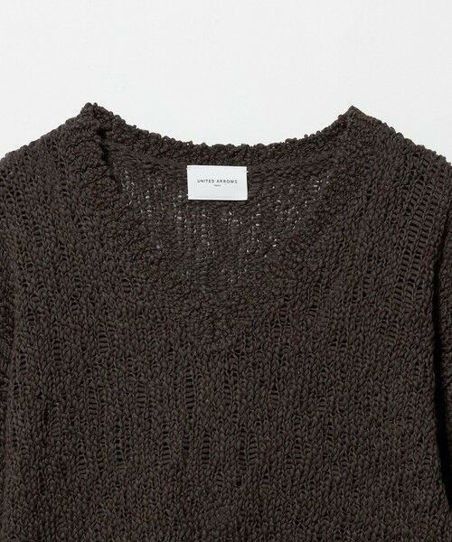 UNITED ARROWS / ユナイテッドアローズ ニット・セーター | カラーミックス Vネックニット | 詳細5