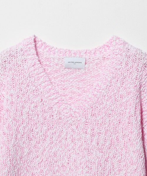 UNITED ARROWS / ユナイテッドアローズ ニット・セーター | カラーミックス Vネックニット | 詳細18