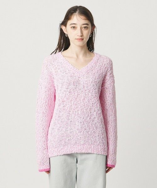 UNITED ARROWS / ユナイテッドアローズ ニット・セーター | カラーミックス Vネックニット | 詳細13