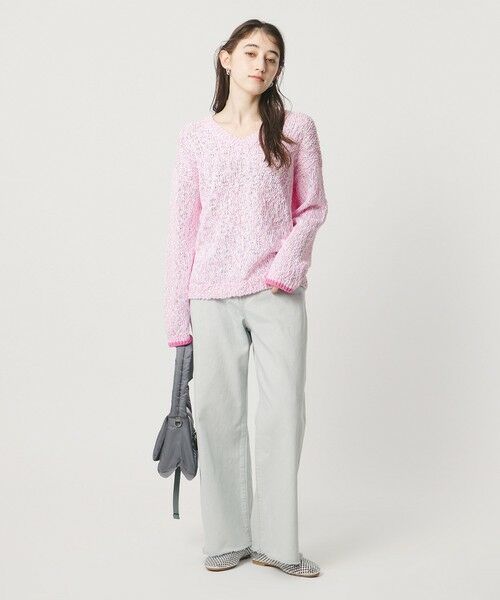 UNITED ARROWS / ユナイテッドアローズ ニット・セーター | カラーミックス Vネックニット | 詳細14