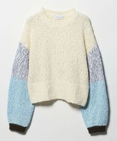 UNITED ARROWS / ユナイテッドアローズ ニット・セーター | カラーミックス クルーネックニット