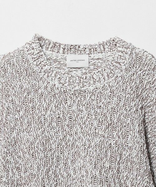 UNITED ARROWS / ユナイテッドアローズ ニット・セーター | カラーミックス クルーネックニット | 詳細9