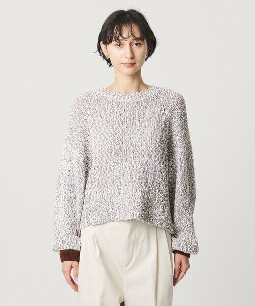 UNITED ARROWS / ユナイテッドアローズ ニット・セーター | カラーミックス クルーネックニット | 詳細4