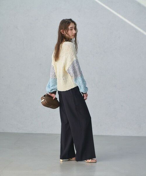 UNITED ARROWS / ユナイテッドアローズ ニット・セーター | カラーミックス クルーネックニット | 詳細22