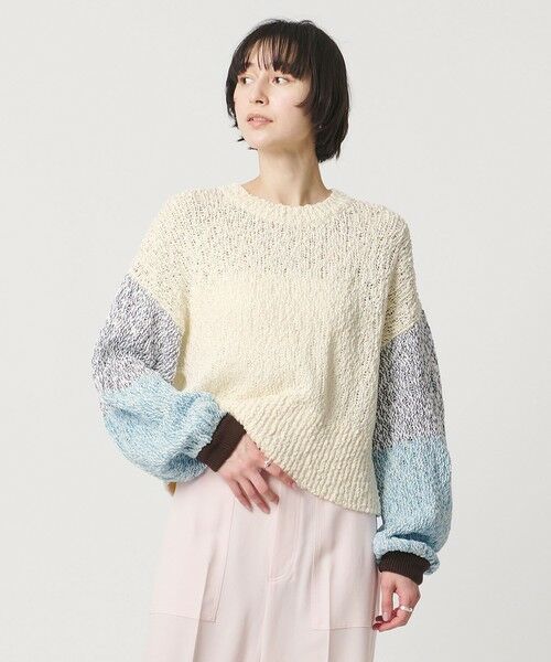 UNITED ARROWS / ユナイテッドアローズ ニット・セーター | カラーミックス クルーネックニット | 詳細23