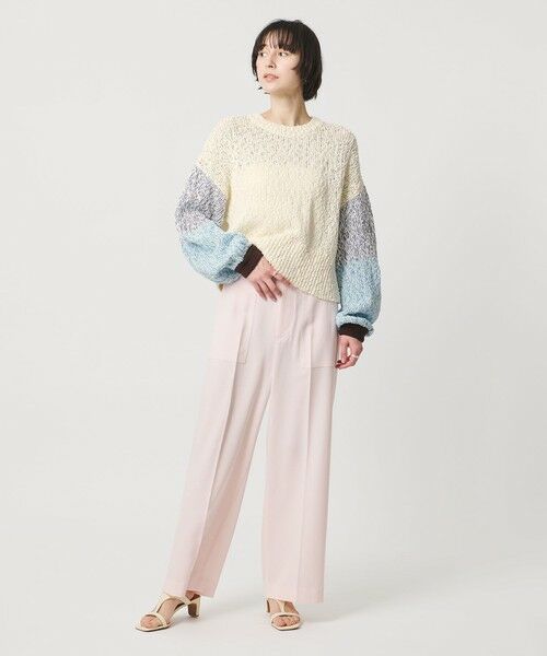 UNITED ARROWS / ユナイテッドアローズ ニット・セーター | カラーミックス クルーネックニット | 詳細24