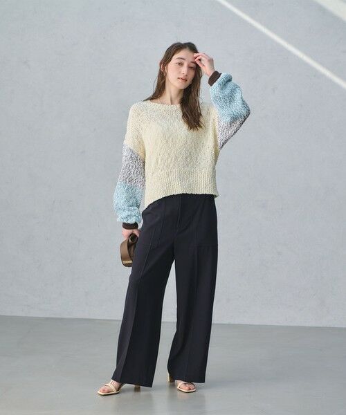 UNITED ARROWS / ユナイテッドアローズ ニット・セーター | カラーミックス クルーネックニット | 詳細21