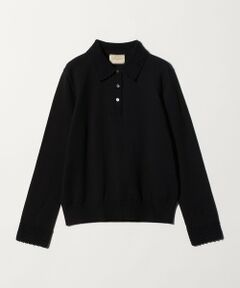 UNITED ARROWS / ユナイテッドアローズ ニット・セーター | クロシェ ポロニット ‐ウォッシャブル‐