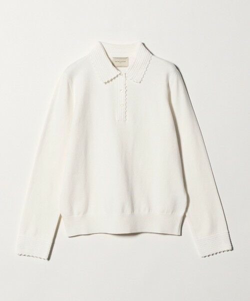 UNITED ARROWS / ユナイテッドアローズ ニット・セーター | クロシェ ポロニット ‐ウォッシャブル‐ | 詳細3