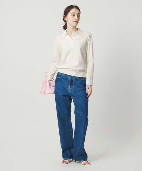 UNITED ARROWS / ユナイテッドアローズ ニット・セーター | クロシェ ポロニット ‐ウォッシャブル‐ | 詳細2