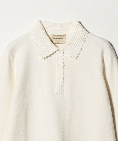 UNITED ARROWS / ユナイテッドアローズ ニット・セーター | クロシェ ポロニット ‐ウォッシャブル‐ | 詳細2
