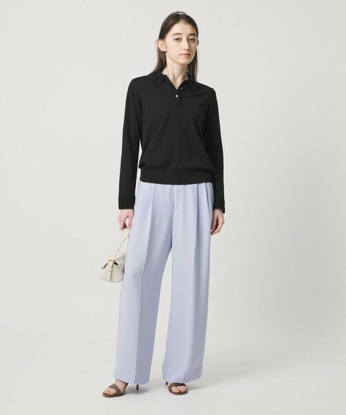 UNITED ARROWS / ユナイテッドアローズ ニット・セーター | クロシェ ポロニット ‐ウォッシャブル‐ | 詳細7