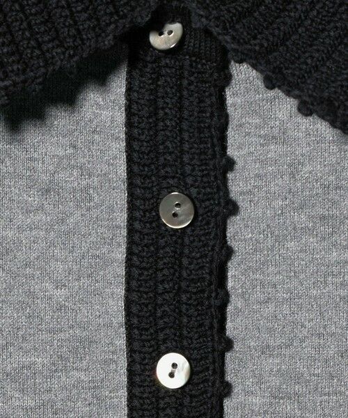UNITED ARROWS / ユナイテッドアローズ ニット・セーター | クロシェ ポロニット ‐ウォッシャブル‐ | 詳細25