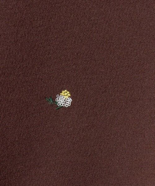 UNITED ARROWS / ユナイテッドアローズ ニット・セーター | フラワー エンブロイダリー スキッパーニット | 詳細9