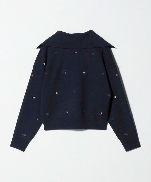 UNITED ARROWS / ユナイテッドアローズ ニット・セーター | フラワー エンブロイダリー スキッパーニット | 詳細13