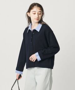 UNITED ARROWS / ユナイテッドアローズ ニット・セーター | 4WAY シャツコンビ ポロニット ‐ウォッシャブル‐