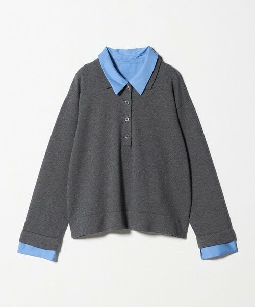 UNITED ARROWS / ユナイテッドアローズ ニット・セーター | 4WAY シャツコンビ ポロニット ‐ウォッシャブル‐ | 詳細7