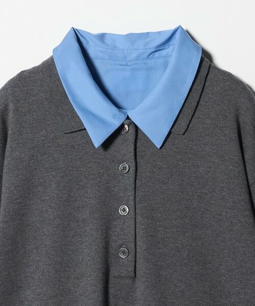 UNITED ARROWS / ユナイテッドアローズ ニット・セーター | 4WAY シャツコンビ ポロニット ‐ウォッシャブル‐ | 詳細11