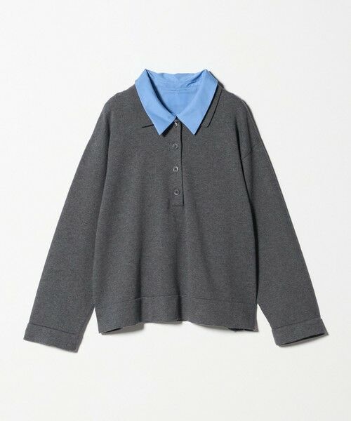 UNITED ARROWS / ユナイテッドアローズ ニット・セーター | 4WAY シャツコンビ ポロニット ‐ウォッシャブル‐ | 詳細13