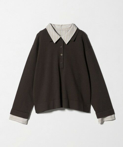 UNITED ARROWS / ユナイテッドアローズ ニット・セーター | 4WAY シャツコンビ ポロニット ‐ウォッシャブル‐ | 詳細20