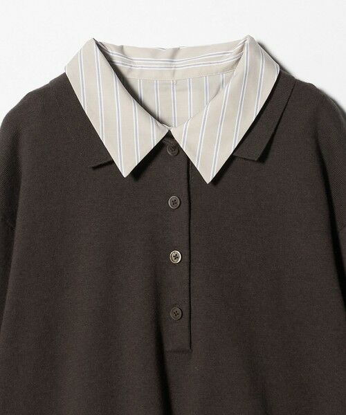 UNITED ARROWS / ユナイテッドアローズ ニット・セーター | 4WAY シャツコンビ ポロニット ‐ウォッシャブル‐ | 詳細22