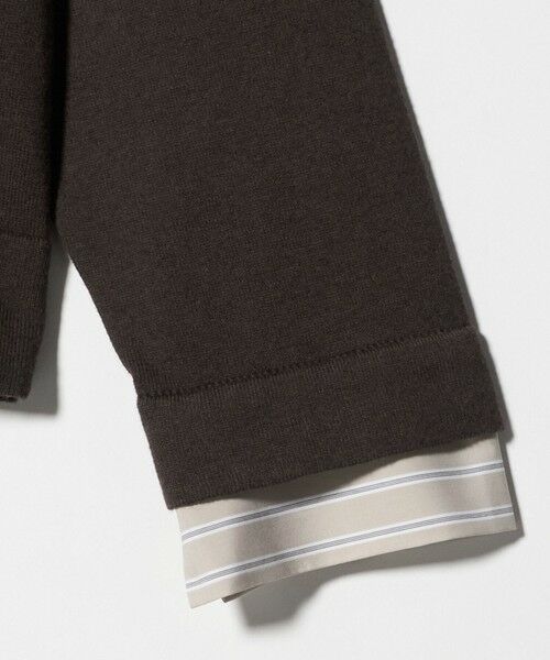 UNITED ARROWS / ユナイテッドアローズ ニット・セーター | 4WAY シャツコンビ ポロニット ‐ウォッシャブル‐ | 詳細23