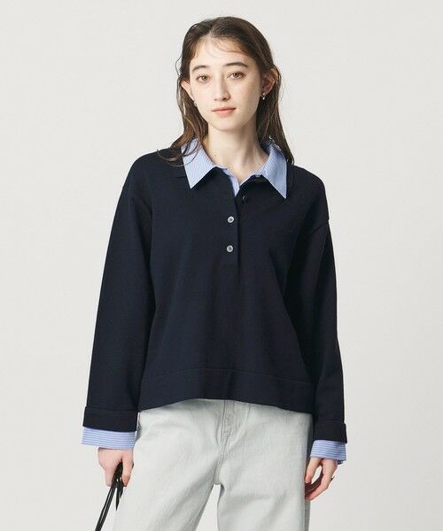 UNITED ARROWS / ユナイテッドアローズ ニット・セーター | 4WAY シャツコンビ ポロニット ‐ウォッシャブル‐ | 詳細25