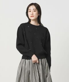 UNITED ARROWS / ユナイテッドアローズ ニット・セーター | 3D ビジュー プルオーバーニット