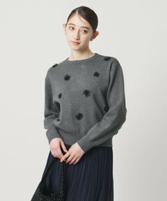 UNITED ARROWS / ユナイテッドアローズ ニット・セーター | 3D ビジュー プルオーバーニット