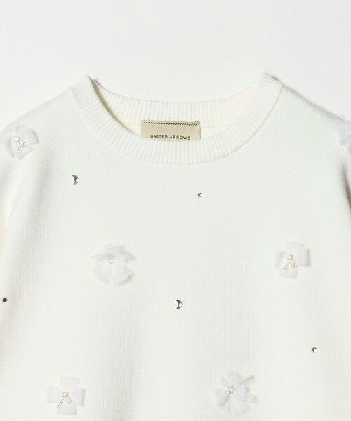 UNITED ARROWS / ユナイテッドアローズ ニット・セーター | 3D ビジュー プルオーバーニット | 詳細5