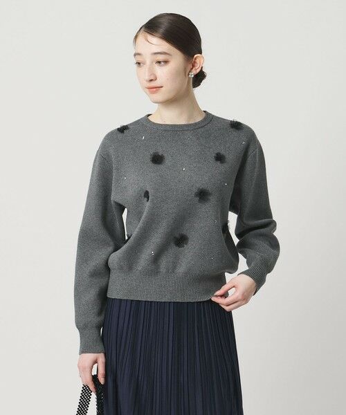 UNITED ARROWS / ユナイテッドアローズ ニット・セーター | 3D ビジュー プルオーバーニット | 詳細13