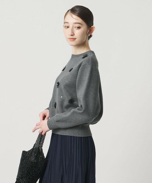 UNITED ARROWS / ユナイテッドアローズ ニット・セーター | 3D ビジュー プルオーバーニット | 詳細14