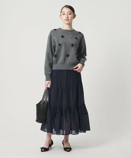 UNITED ARROWS / ユナイテッドアローズ ニット・セーター | 3D ビジュー プルオーバーニット | 詳細15