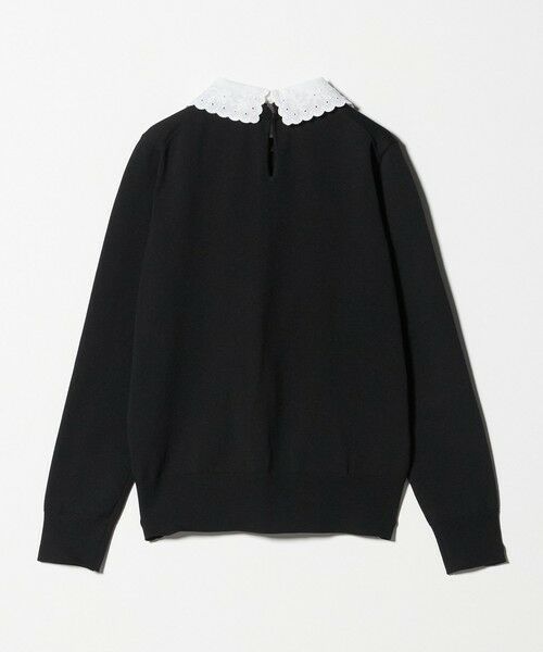 UNITED ARROWS / ユナイテッドアローズ ニット・セーター | レディー フラワービジュー ニット‐ ウォッシャブル‐ | 詳細1