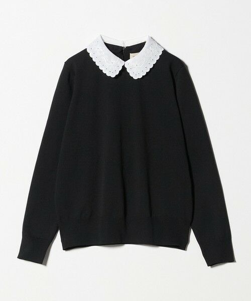 UNITED ARROWS / ユナイテッドアローズ ニット・セーター | レディー フラワービジュー ニット‐ ウォッシャブル‐ | 詳細5