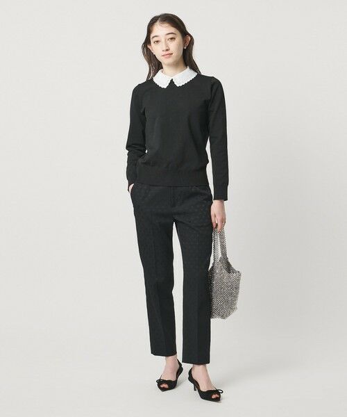 UNITED ARROWS / ユナイテッドアローズ ニット・セーター | レディー フラワービジュー ニット‐ ウォッシャブル‐ | 詳細2