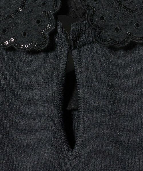 UNITED ARROWS / ユナイテッドアローズ ニット・セーター | レディー フラワービジュー ニット‐ ウォッシャブル‐ | 詳細18