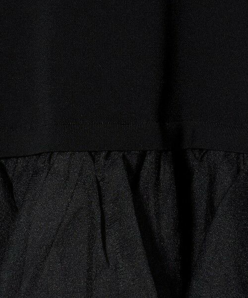 UNITED ARROWS / ユナイテッドアローズ ニット・セーター | オーガンジー フリルコンビ ニット ‐ウォッシャブル‐ | 詳細13