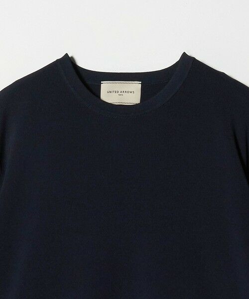 UNITED ARROWS / ユナイテッドアローズ ニット・セーター | オーガンジー フリルコンビ ニット ‐ウォッシャブル‐ | 詳細8