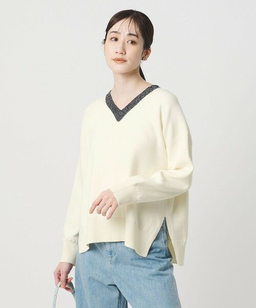 UNITED ARROWS / ユナイテッドアローズ ニット・セーター | コンフォート スマート Vネックニット ‐ウォッシャブル‐ | 詳細1
