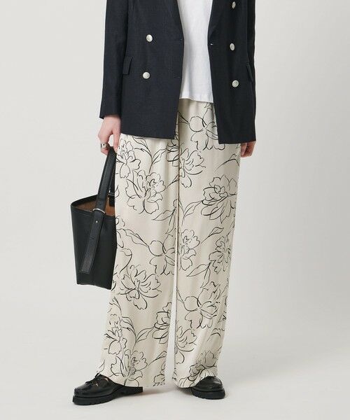 UNITED ARROWS / ユナイテッドアローズ その他パンツ | アブストラクトフラワー パンツ ‐ウォッシャブル‐ | 詳細1