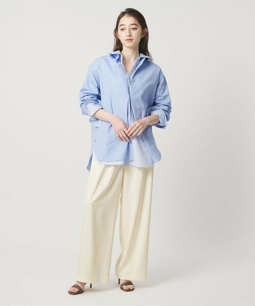 UNITED ARROWS / ユナイテッドアローズ その他パンツ | クリーン サテン ワイドパンツ ‐ウォッシャブル‐ | 詳細1